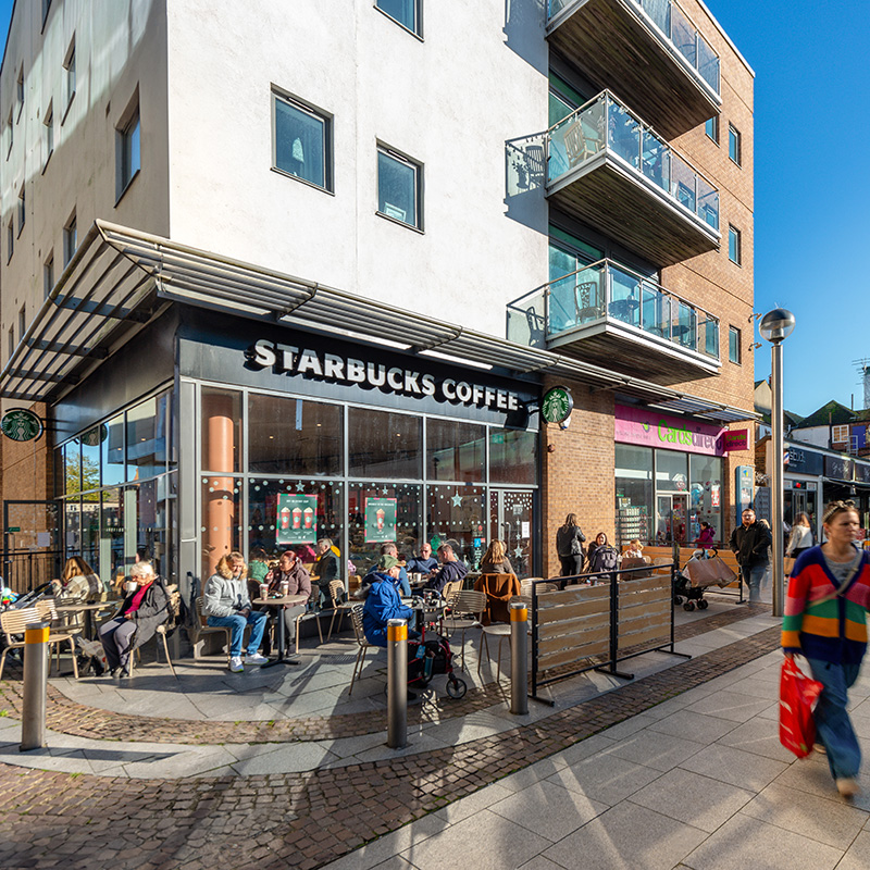 Photo of a Starbucks Coffee shop on Bouverie Place